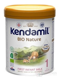 KENDAMIL 1 BIO Nature počáteční kojenecká mléčná výživa s DHA (0 - 6 měsíců) 1x800 g