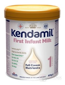 KENDAMIL 1 počáteční kojenecké mléko s DHA (0 - 6 měsíců) 1x800 g