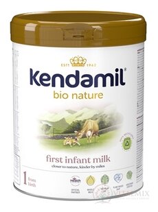 KENDAMIL BIO Nature 1 DHA+ počáteční mléčná kojenecká výživa (od narození) 1x800 g