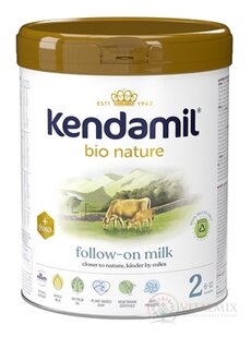 KENDAMIL BIO Nature 2 HMO+ následná mléčná kojenecká výživa (od ukonč. 6. měsíce) 1x800 g