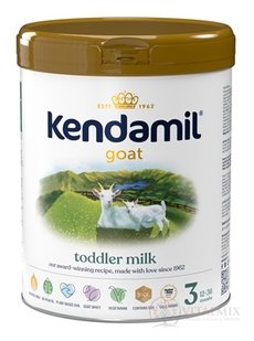 KENDAMIL Kozí batolecí mléko 3 (inov. 2023) batolecí mléčná výživa (od ukonč. 12. měsíce) 1x800 g