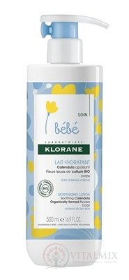 KLORANE BEBE LAIT HYDRATANT (inovace 2018) hydratační mléko 1x500 ml