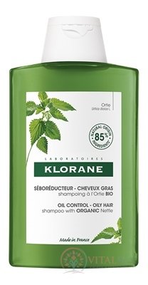 KLORANE Shampooing à l&#39;ortel BIO šampon s bio kopřivou, mastné vlasy 1x400 ml