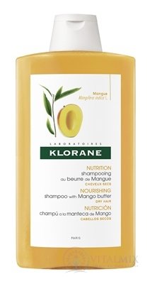 KLORANE Shampooing AU beurre DE Mangue šampon s mangovým máslem na suché vlasy 1x400 ml