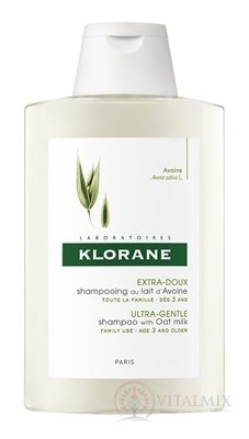 KLORANE SHAMPOOING AU LAIT D&#39;AVOINE šampon s ovesným mlékem 1x200 ml