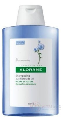 KLORANE Shampooing AUX FIBRES DE LIN Šampon s lněnými vlákny pro jemné vlasy 1x400 ml