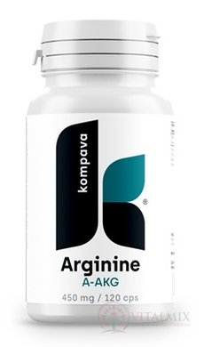 Kompava A-AKG (Arginin-alfa-ketoglutarát) 450 mg cps 1x120 ks