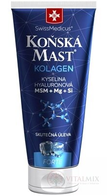 KOŇSKÁ MAST s kolagenem FORTE chladivá masážní gel, 1x200 ml