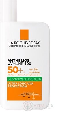 LA ROCHE-POSAY ANTHELIOS UVMUNE 400 SPF50+ FLUID fluid s ochranným faktorem pro citlivou mastnou pleť 1x50 ml