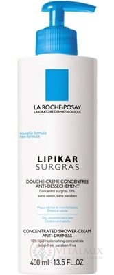LA ROCHE-POSAY LIPIKAR SURGRAS sprchový gel (0017168683) 1x400 ml