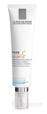 LA ROCHE-POSAY PURE VITAMIN C UV SPF 25 krém proti stárnutí pro citlivou pleť 1x40 ml