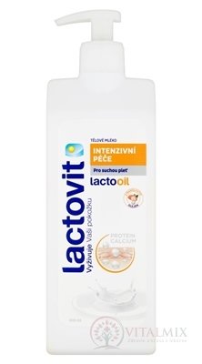 Lactovit Lactooil Tělové mléko Intenzivní péče, na suchou pleť 1x400 ml