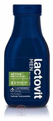 Lactovit MEN ACTIVE 3v1 Sprchový gel revitalizující 1x300 ml