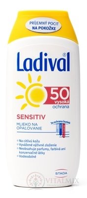 Ladival Sensitive SPF 50 mléko na opalování 1x200 ml