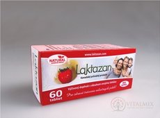 LAKTAZAN tablety tbl enzym laktáza s příchutí jahody 1x60 ks