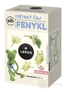 LEROS BIO DĚTSKÝ ČAJ FENYKL nálevové sáčky (od 1+ týdne) (inů. 2021) 20x1,5 g (30 g)