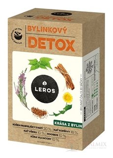 LEROS bylinkových DETOX nálevové sáčky 20x1,5 g (30 g)