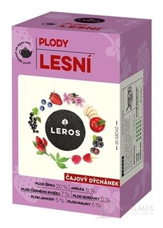 LEROS ČAJOVÁ CHVILKA PLODY LESNÍ bylinný čaj aromatizovaný, nálevové sáčky 20x2,2 g (44 g)