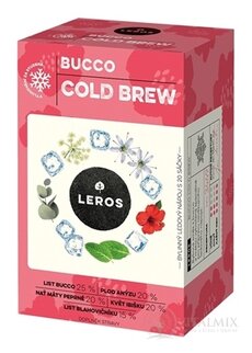 LEROS COLD BREW BUCCO bylinná směs, nálevové sáčky (inov. 2024) 20x1,5 g (30 g)