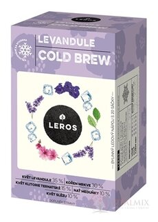 LEROS COLD BREW LEVANDULE nálevové sáčky (inov. 2024) 20x1,2 g (24 g)