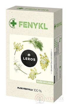 LEROS FENIKEL bylinný čaj, nálevové sáčky (inov.2021) 20x1,5 g (30 g)