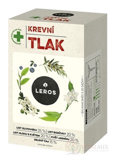 LEROS KREVNÍ TLAK bylinná čajová směs, nálevové sáčky 20x1,5 g (30 g)