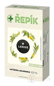 LEROS ŘEPÍK bylinný čaj, nálevové sáčky (inov.2021) 20x1,5 g (30 g)