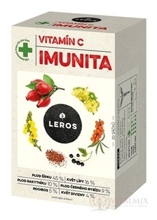 LEROS VITAMIN C IMUNITA nálevové sáčky (inů. 2021) 20x2 g (40 g)