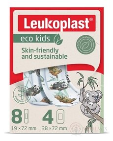 LEUKOPLAST ECO KIDS náplast na rány pro děti, 2 velikosti, 1x12 ks