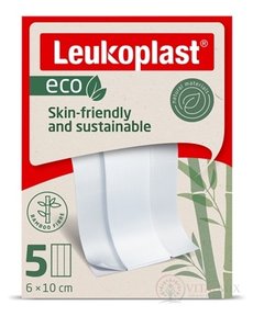 LEUKOPLAST ECO náplast na rány, 6x10 cm, 1x5 ks