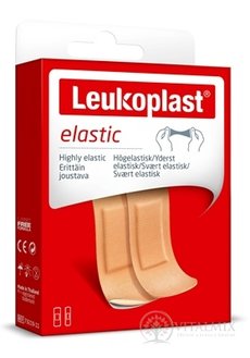 Leukoplast ELASTIC náplast na rány, 2 velikosti (inov.2020 / 2021) 1x20 ks