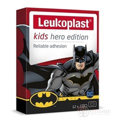 LEUKOPLAST KIDS HERO BATMAN náplast na rány, 2 velikosti 1x12 ks