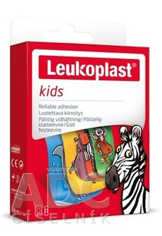 Leukoplast KIDS náplast na rány, 2 velikosti, (inov.2020 / 2021) 1x12 ks