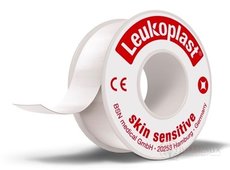 Leukoplast SKIN SENSITIVE náplast na cívce, 2,5cm x 2,6m, 1x1 ks