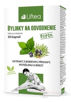 Liftea BYLINKY K ODVODNĚNÍ forte cps (inov. 2022) 1x30 ks