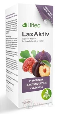 LIFTEA LaxAktiv KIDS tekutina (roztok) 1x100 ml