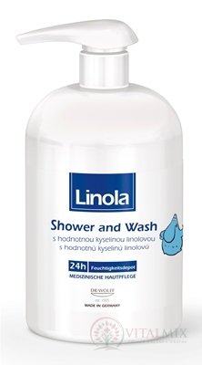 Linola Shower and Wash emulzní gel 1x500 ml