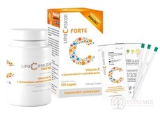 LIPO C ASKOR FORTE cps 120 ks + dárek testovací proužky 5 ks, 1x1 set