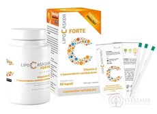 LIPO C ASKOR FORTE cps 60 ks + dárek testovací proužky 5 ks, 1x1 set