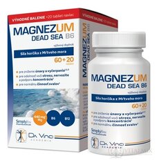 MAGNEZUM DEAD SEA - DA VINCI tbl 60 + 20 zdarma (80 ks)