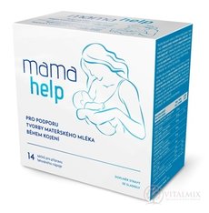 MamaHelp podpora laktace sáčky (prášek s čokoládovou příchutí) 1x14 ks