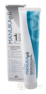 MANUKApli antibakteriální medový gel na rány 1x44 g