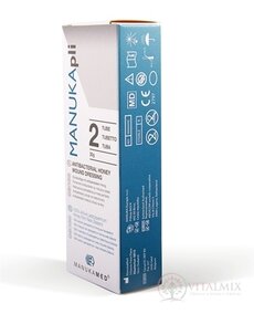 MANUKApli antibakteriální medový gel na rány 2x15 g (30g)