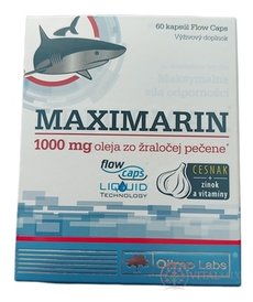 MAXIMARIN cps (olej ze žraločích jater, česnek, zinek a vitamíny) 1x60 ks