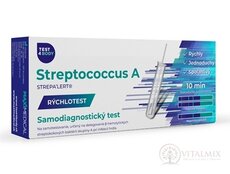 MAXIMEDICAL Rychlotest Streptococcus A samodiagnostický test stěru ze sliznice hrdla, 1x1 set