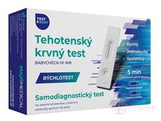 MAXIMEDICAL Těhotenský krevní test BABYCHECK-1 WB samodiagnostický test z krve, 1x1 set