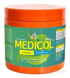 MEDICOL - Vláknina, Živé kultury prášek 1x180 g