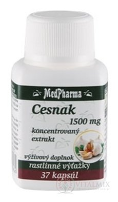 MedPharma ČESNEK 1500 mg cps 30 + 7 zdarma (37 ks)