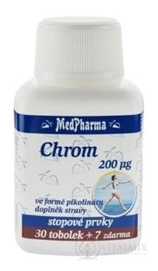 MedPharma CHROM pikolinát 200mcg cps 30 + 7 zdarma (37 ks)