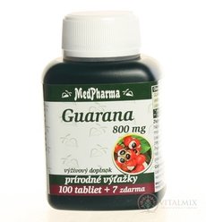 MedPharma GUARANA 800mg tbl 100 + 7 zdarma (107 ks)